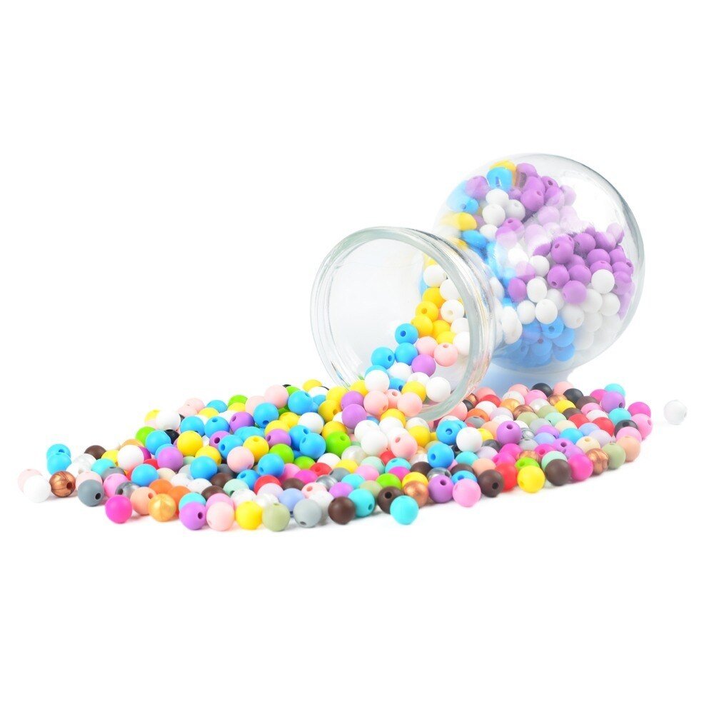 100 Stks/partij Aiboduo 9Mm Maken Een Fopspeen Clip Jezelf Baby Tanden Set Houder Kids Bijtring Helper Borstel Houten Handschoenen keten