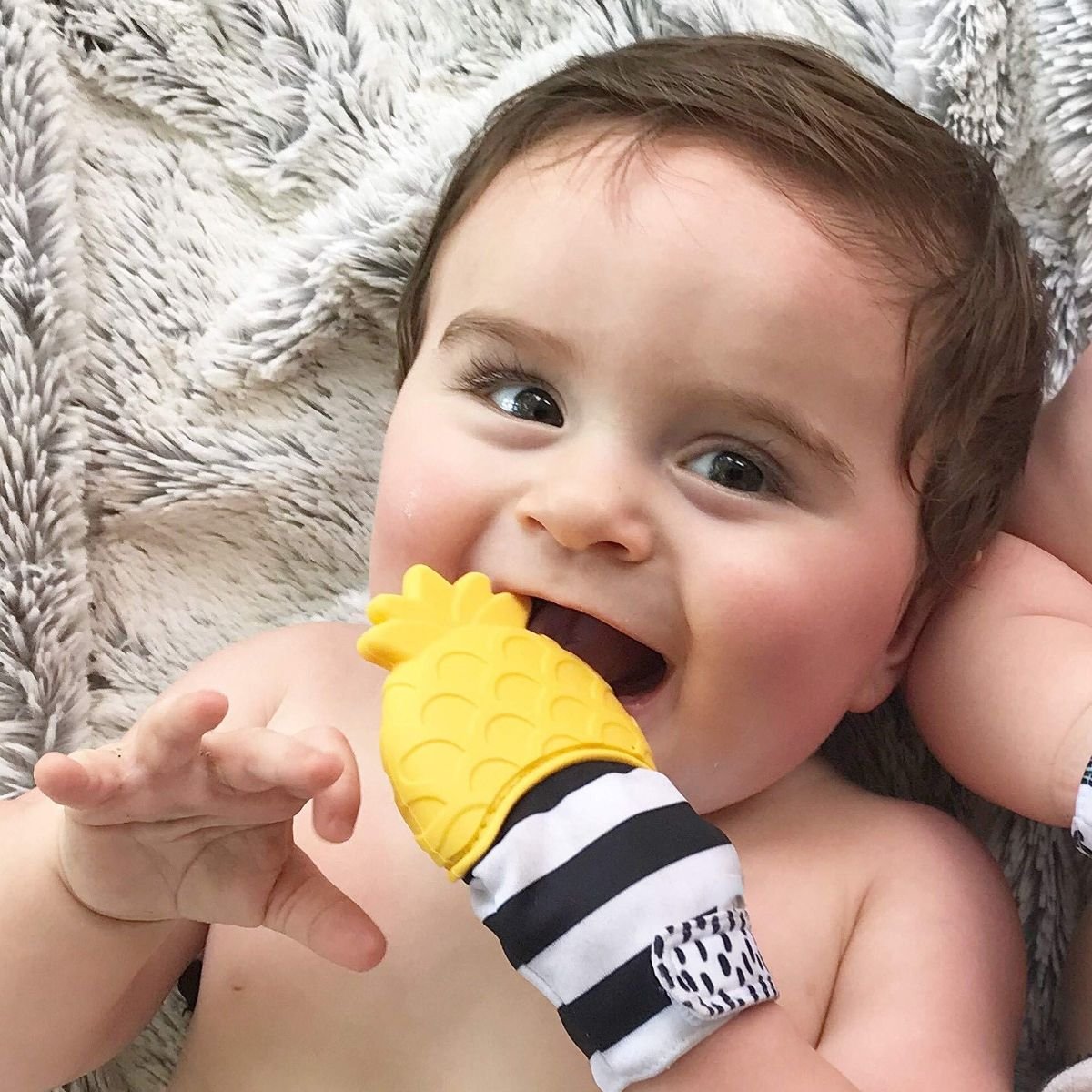 Hibobi Baby Siliconen Wanten Bijtring Mitten Voor Jongens Meisjes Baby Tandjes Handschoen Voor Pasgeboren Stop Zuigen Duim Speelgoed