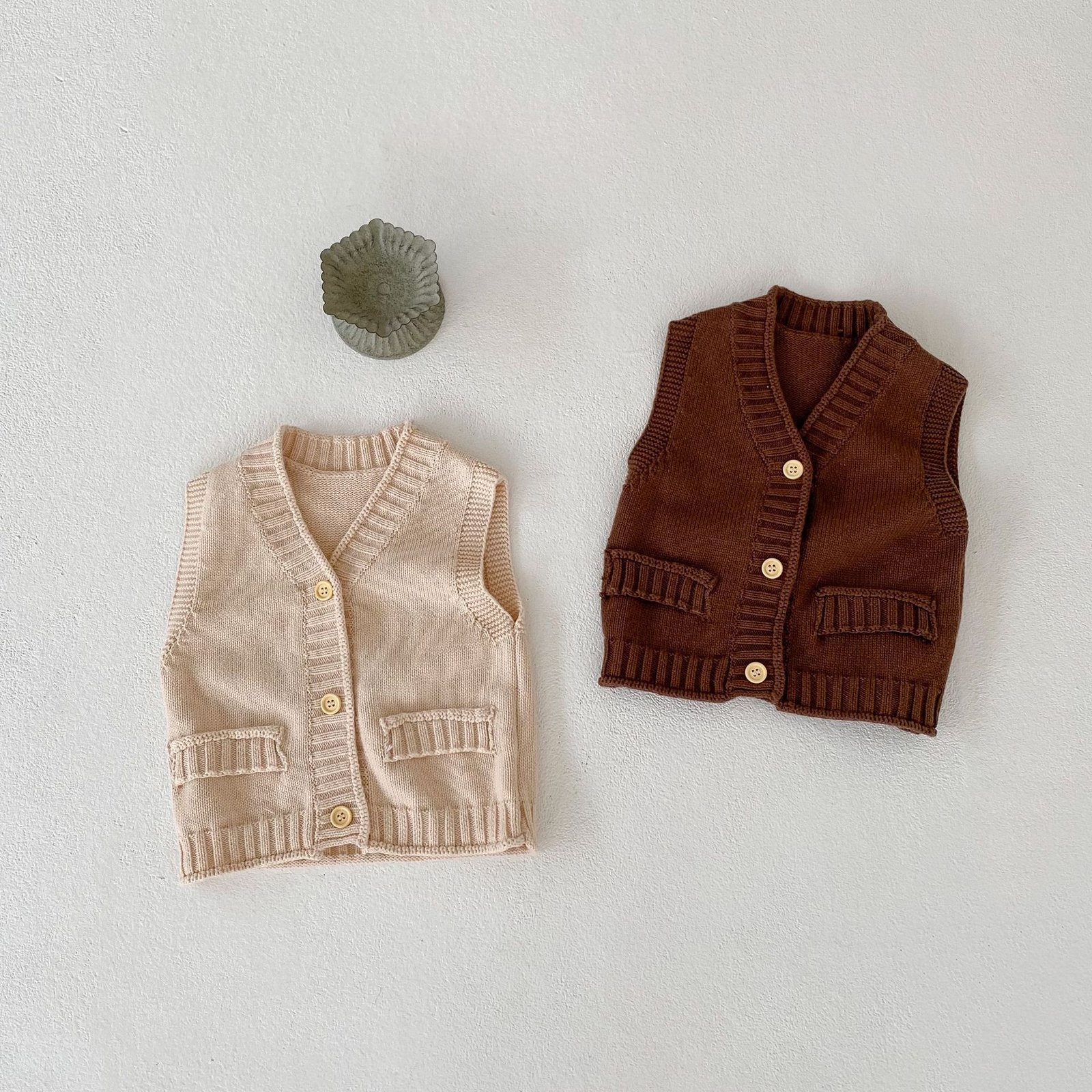 Herfst Winter Baby Gebreide Romper Katoen Met Lange Mouwen Baby Boy Meisje Kleding Pit Strip Single-Breasted Baby Jumpsuit 0-24M