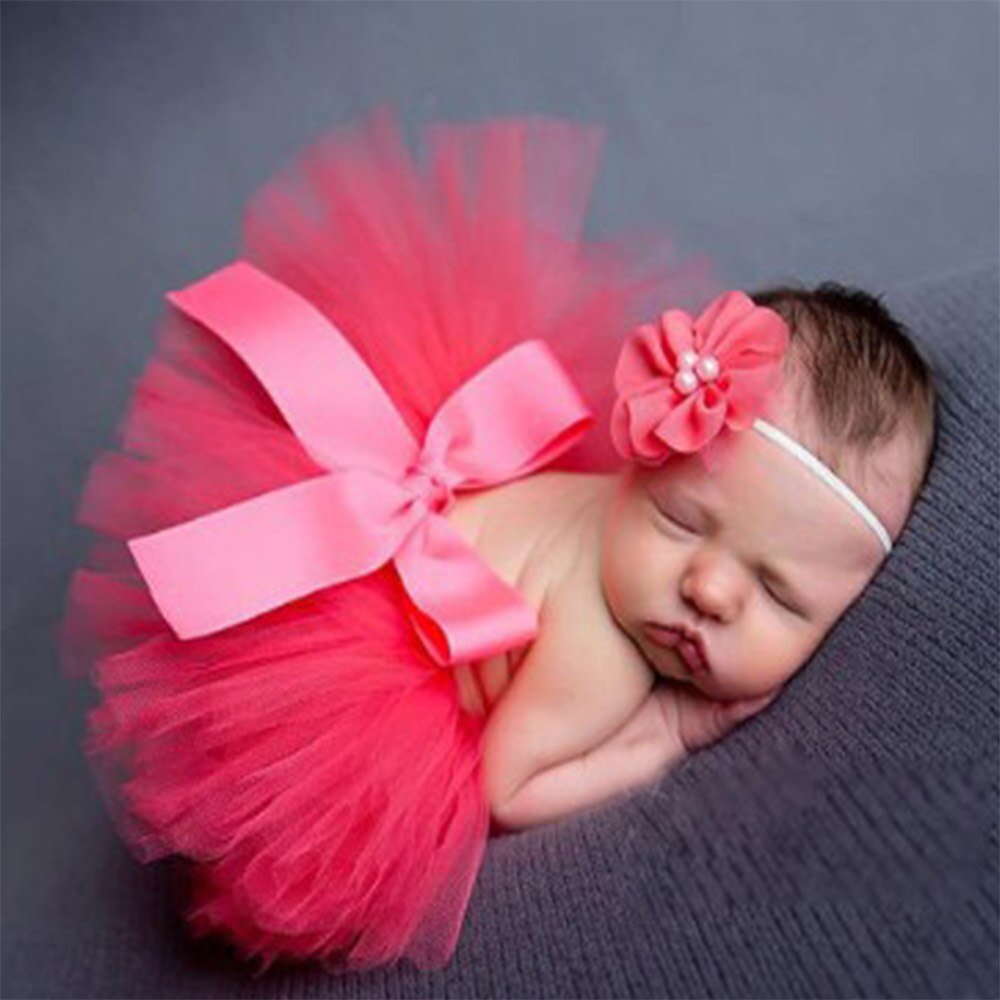 Baby Pak Hoofdband Set Kleding Baby Meisje Zomer Jurk Schattige Prinses Pasgeboren Outfit Kostuum Fotografie Props Accessoires