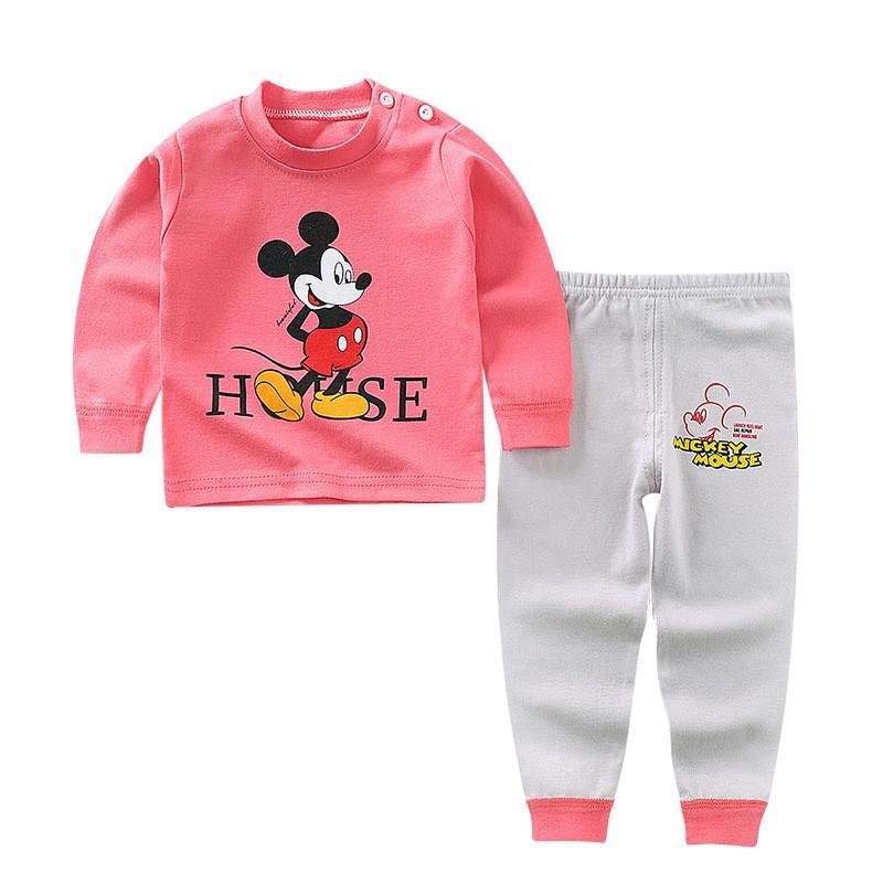 Katoenen Baby Meisje Winter Pasgeboren Baby Kleding Set 2 Stuks Kinderkleding Set Lente Peuter Kinderkleding Minnie set