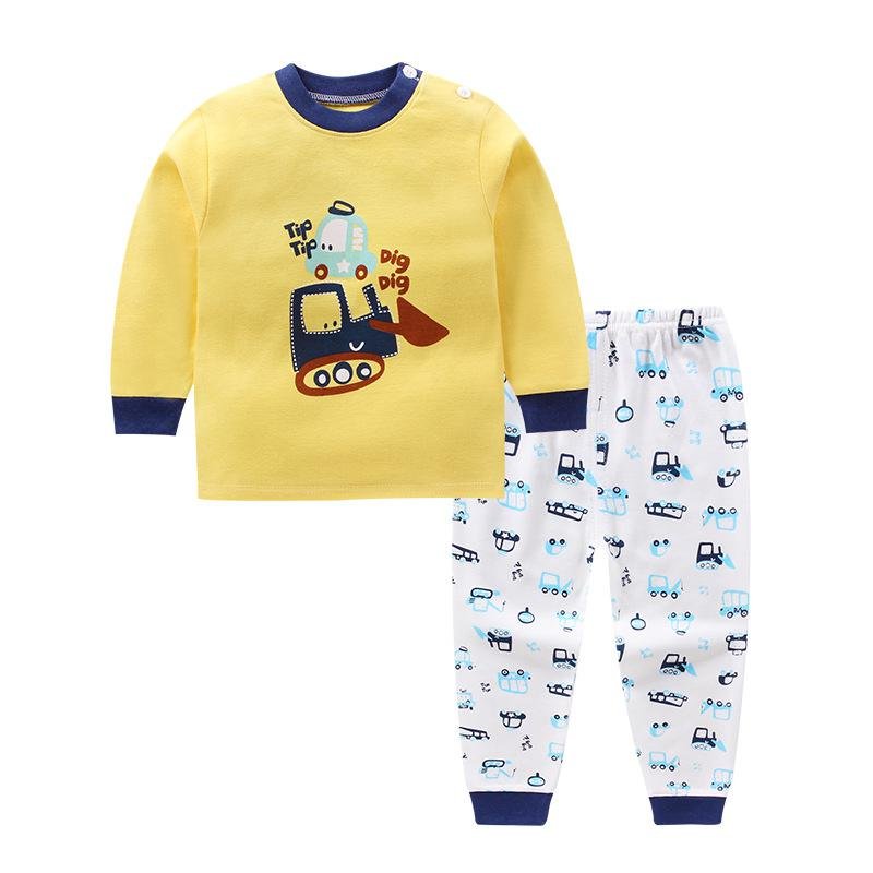 Baby Kleding Katoen Jongens En Meisjes Baby Ondergoed Set Kinderen Herfst Kleding Lange Broek Thuis Kinderen Pasgeboren Kleding