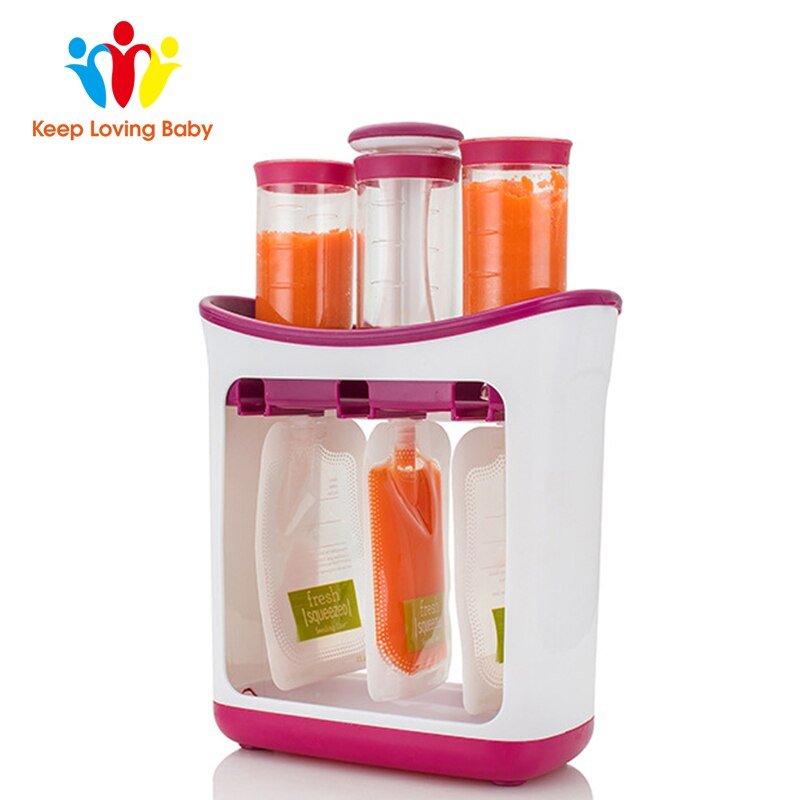 Dropshipping Babyvoeding Maker Squeeze Voedsel Station Biologisch Voedsel Voor Pasgeboren Verse Fruit Container Opslag Babyvoeding Maker