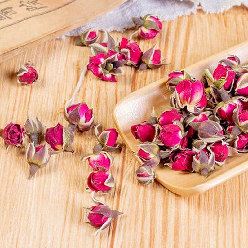 Gedroogde Roos Bud Natuurlijke Droge Bloemen Organische Rose Bloemen Geurende Fruit Thee Keuken Voedsel Wedding Party Decoratie Air Verfrissende