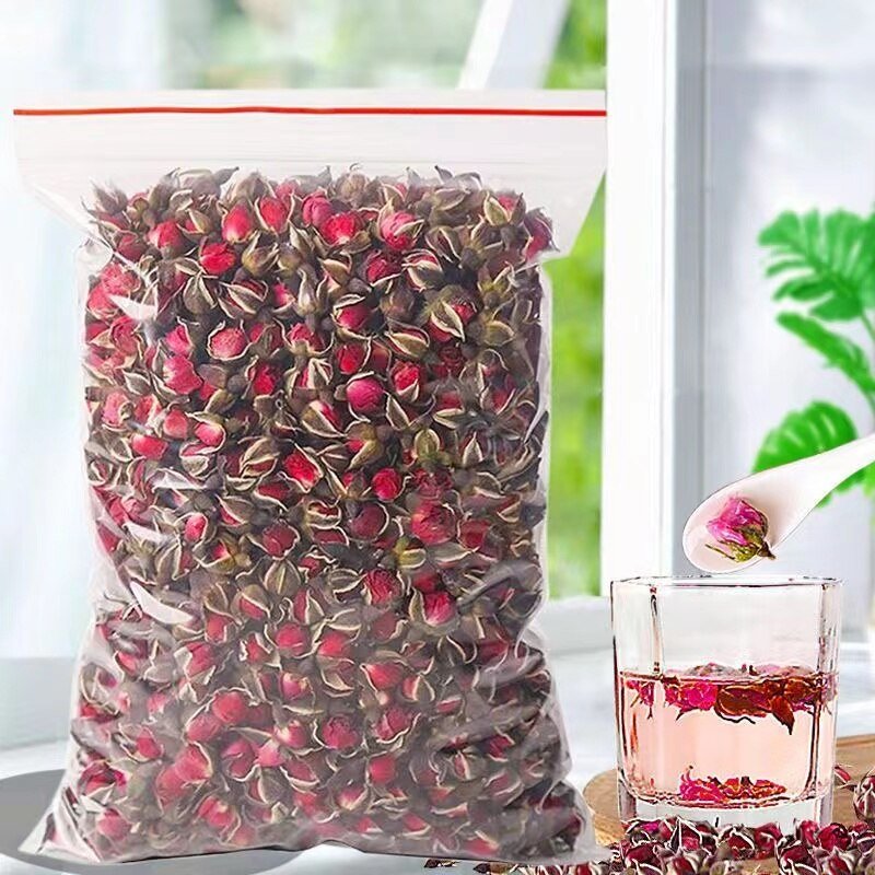 Gedroogde Roos Bud Natuurlijke Droge Bloemen Organische Rose Bloemen Geurende Fruit Thee Keuken Voedsel Wedding Party Decoratie Air Verfrissende