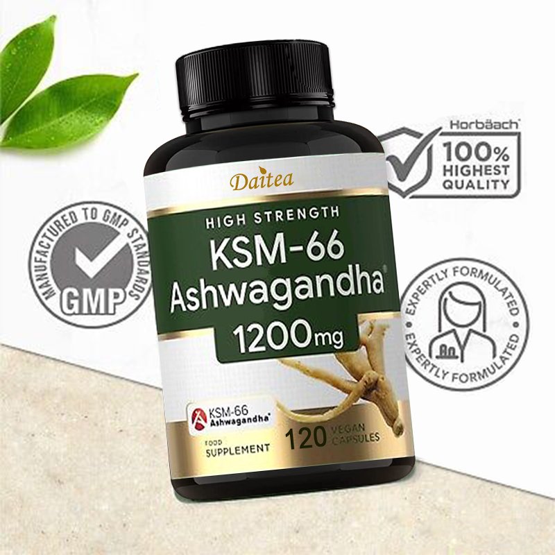 Organische Ashwagandha - Testosteron Supplement Voor Gezondheid, Energie En Uithoudingsvermogen, Spiermassa
