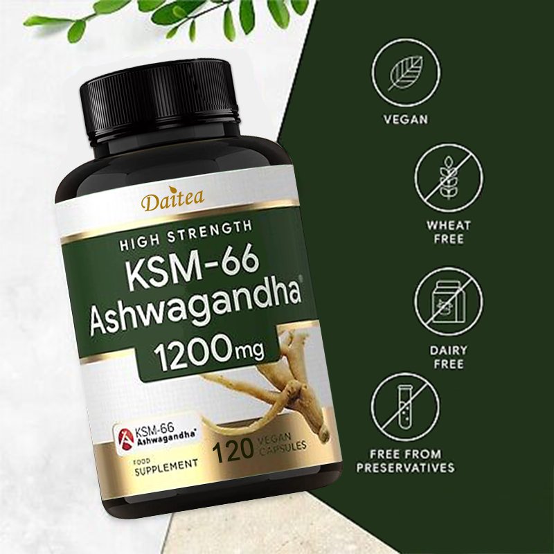 Organische Ashwagandha - Testosteron Supplement Voor Gezondheid, Energie En Uithoudingsvermogen, Spiermassa