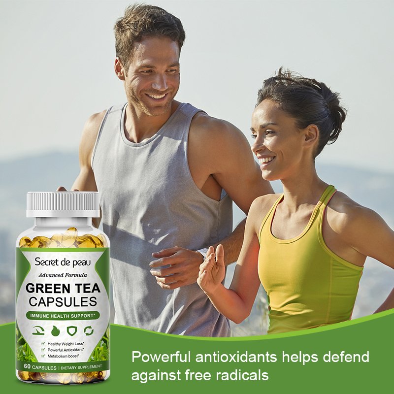Sdp Kruiden Biologische Groene Thee Extract Capsules Antioxidanten Verbeteren Metabolisme & Spijsvertering Body Beeldhouwen Gezondheidszorg Supplement