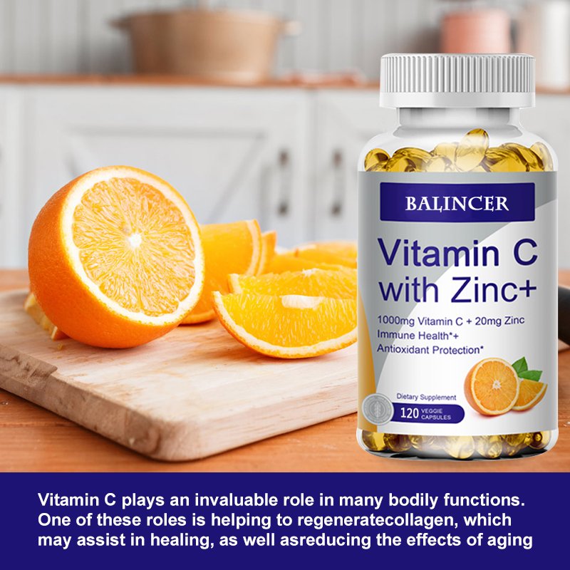 Organische Vitamine C Capsules-Whitening En Hydraterende, Anti-Rimpel, Anti-Aging, Boost Immuniteit, anti-Oxidatie, Boost Energie
