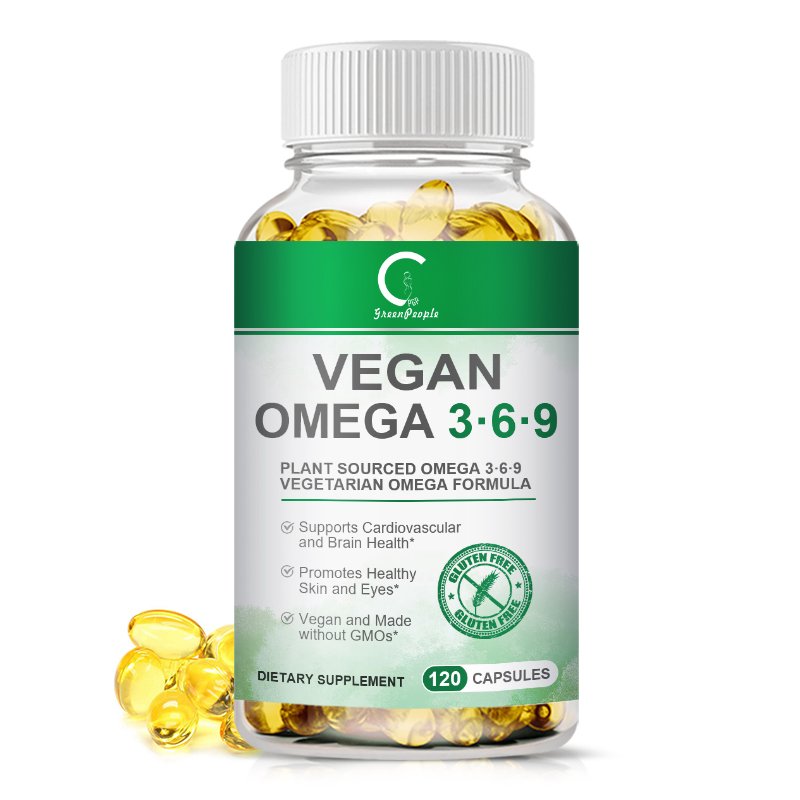 Gpgp Greenpeople Organische Algen Olie Anti-Aging Omega 3-6-9 Vegan En Vegetarische Omeg Hersenen Zorg halal Voedsel Voor Ouderen