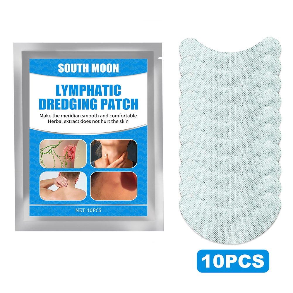 10 Stks/zak Saffraan Biologische Lymfedrainage Detox Patch Effectieve Anti-Zwelling Gips Pijnloze Behandeling Gezondheidszorg Voor Body