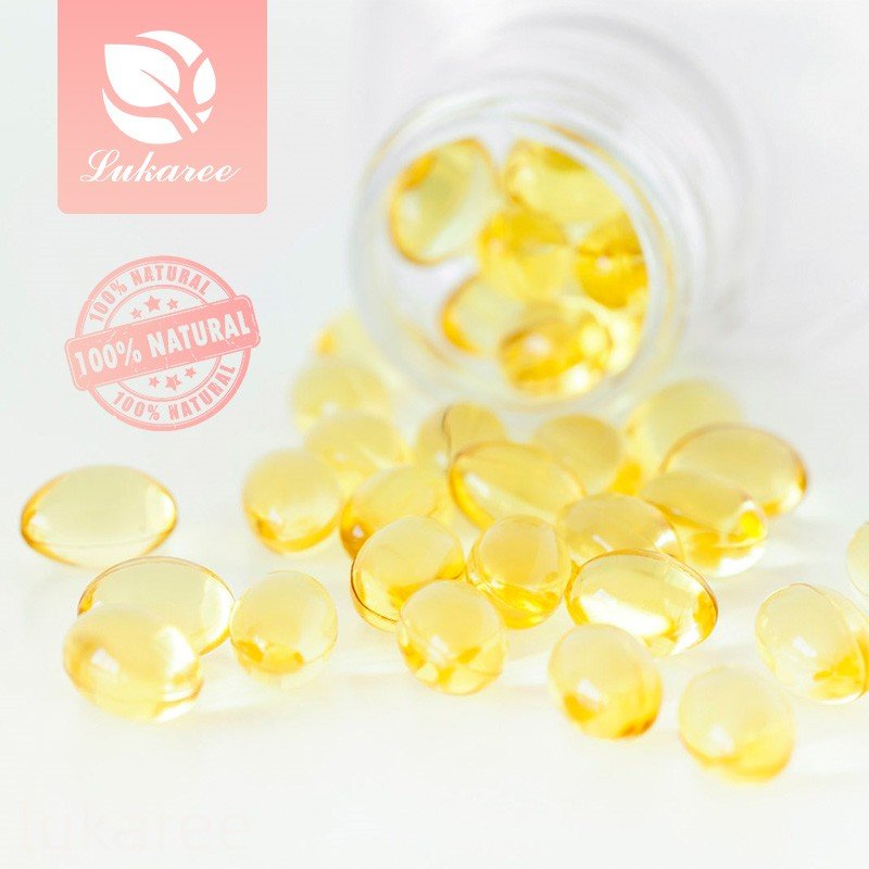 Lukaree Organische Collageen Capsules Whitening Huidverzorging Hydraterende Anti-Rimpel Anti-Aging Gezondheid Voedsel Vitamine C Supplementen
