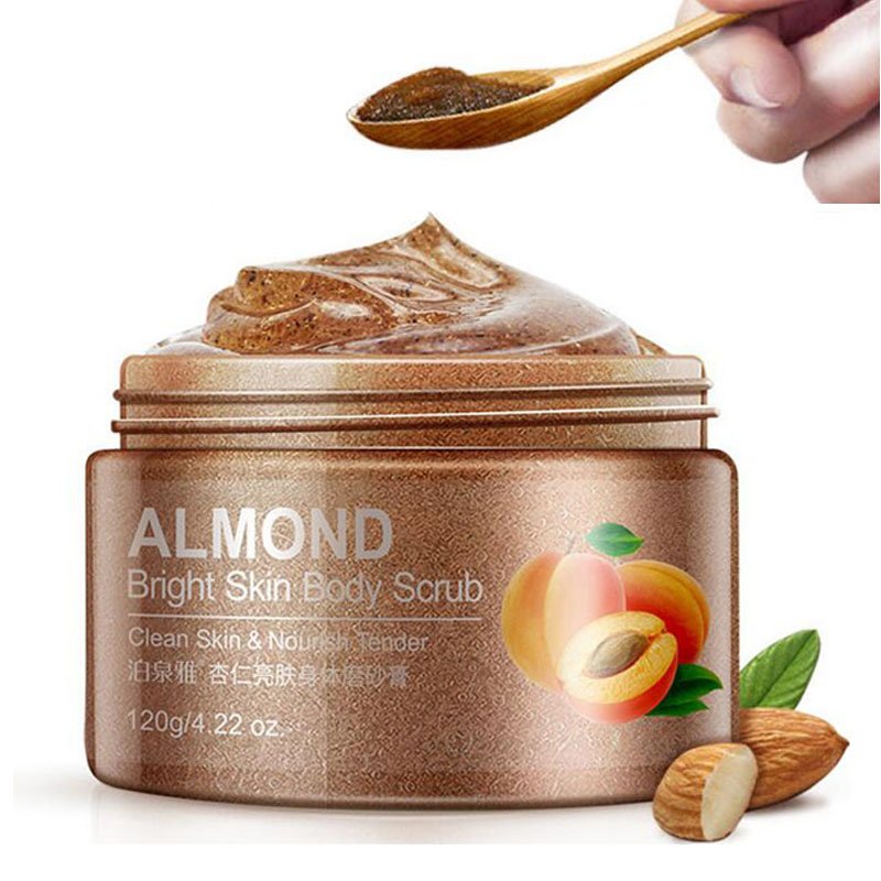 Exfoliërende Gel Body Scrub Crème Shea Butter Fruit Komkommer Amandel Huid Whitening Gaan Cutine Dode Huid Hydraterende Lichaamsverzorging 120G Exfoliërende Gel Body Scrub Crème Shea Butter Fruit Komkommer Amandel Huid Whitening Gaan Cutine Dode Huid Hydraterende Lichaamsverzorging 120G