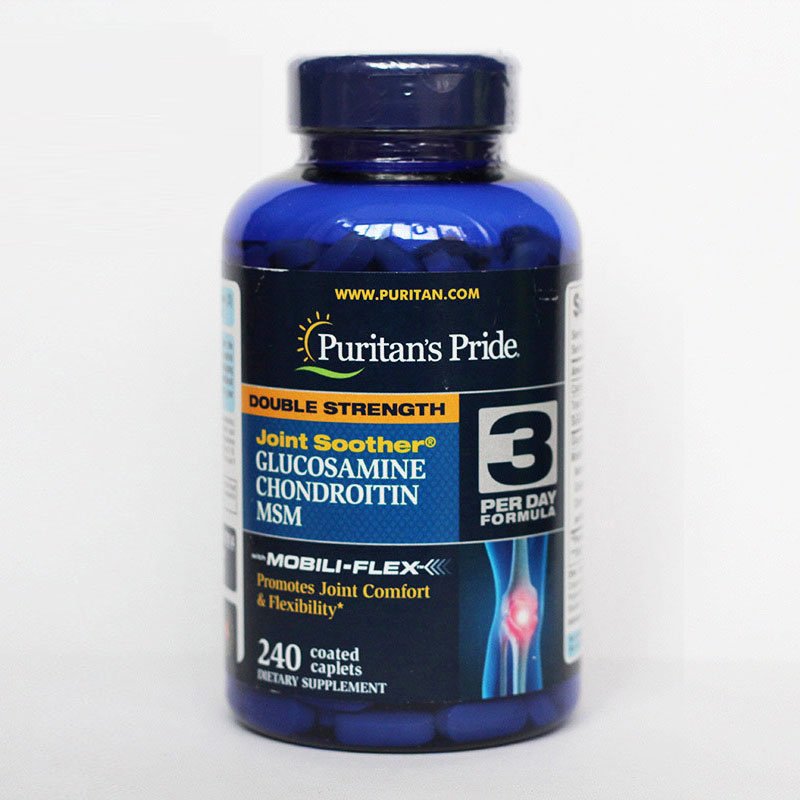 Dubbele Sterkte Glucosamine Chondroïtine & Msm Joint Fopspeen 240 Capsules Gratis Verzending