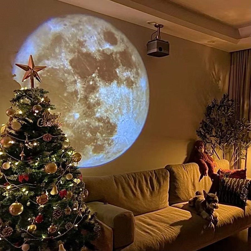 Maan Planeet Projectie Licht Creatieve Achtergrond Lichtgevende Aarde Projector Fotografie Licht Verjaardagsfeestje Decoratie Gift