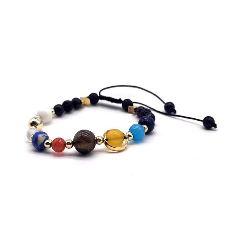 Universe Acht Planeten Kralen Armbanden Mode-sieraden Natuurlijke Zonnestelsel Energie Armband Voor Vrouwen Of Mannen Chritmas