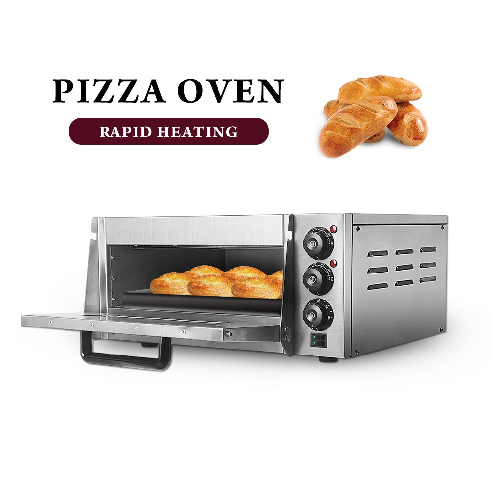 Itop Rvs Elektrische Pizza Oven Taart Geroosterde Kip Pizza Fornuis Commerciële Gebruik Keuken Bakken Machine Keukenmachine