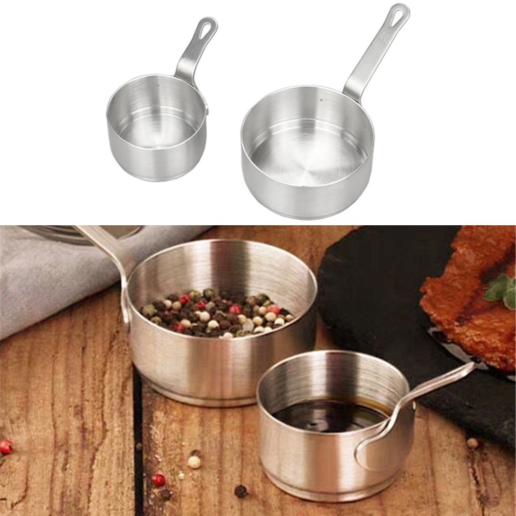 Roestvrij Staal Steelpan Melk Warming Pot Kookpot Kleine Pan Voor Melk Eieren Babyvoeding Steak Saus