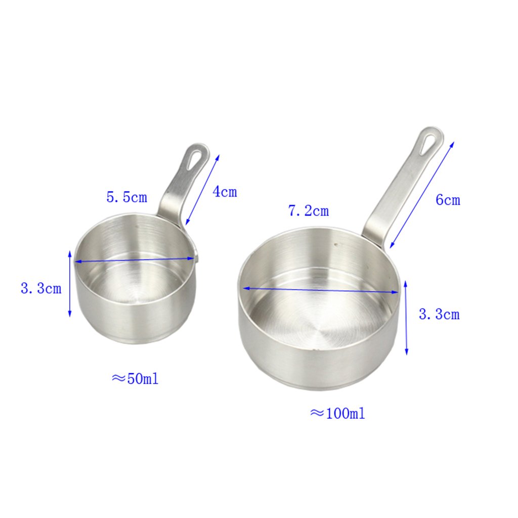 Roestvrij Staal Steelpan Melk Warming Pot Kookpot Kleine Pan Voor Melk Eieren Babyvoeding Steak Saus