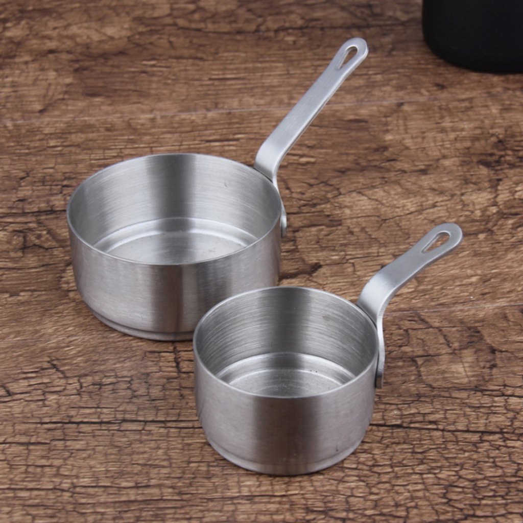 Roestvrij Staal Steelpan Melk Warming Pot Kookpot Kleine Pan Voor Melk Eieren Babyvoeding Steak Saus