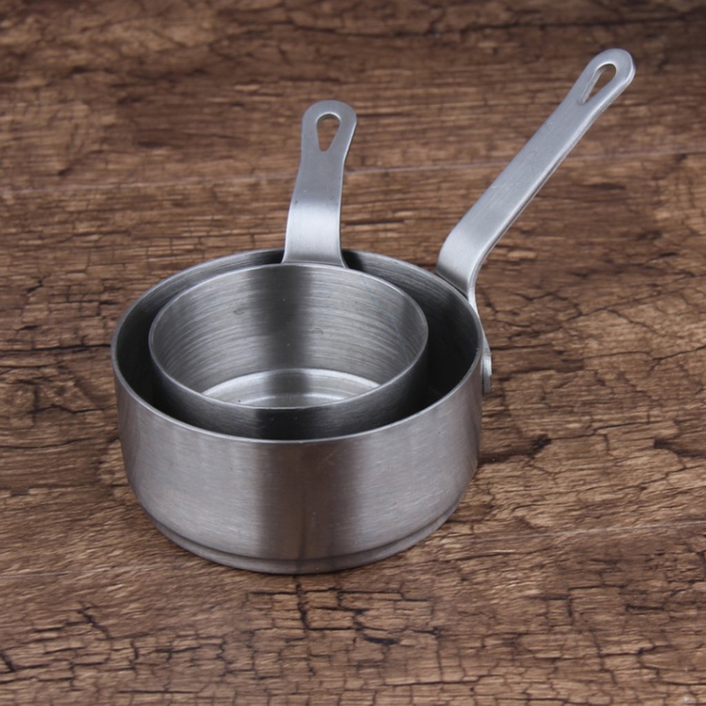 Roestvrij Staal Steelpan Melk Warming Pot Kookpot Kleine Pan Voor Melk Eieren Babyvoeding Steak Saus