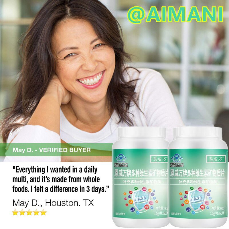 Dagelijkse Multivitamine Met Vitaminen Mineralen Organische Voedingsmiddelen Capsules Vitamine A, C, B2, B3, B5, b6, B12 Groenten Vruchten Vegan Pillen