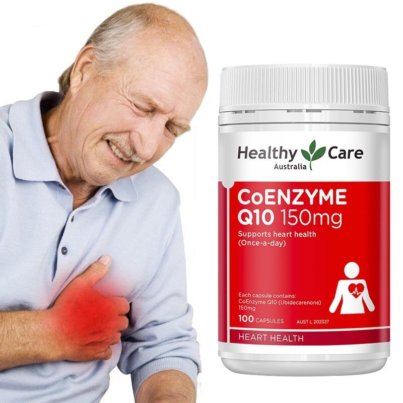 Gezonde Zorg Co-enzym CoQ10 Capsules Mannen Vrouwen Hart Gezondheid Supplementen Fysieke Prestaties Cardiovasculaire Systeem Energie Niveaus