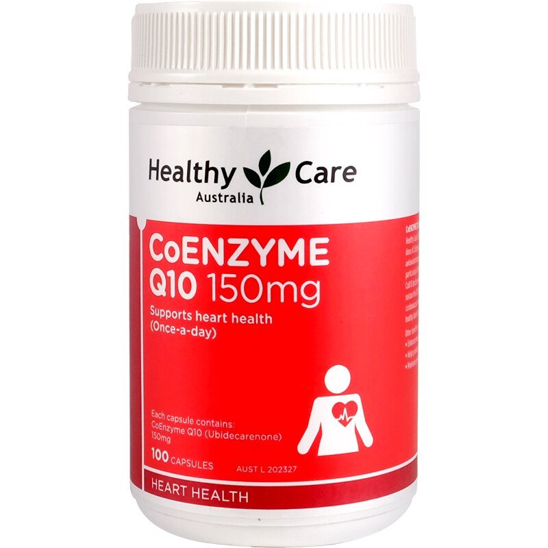 Gezonde Zorg Co-enzym CoQ10 Capsules Mannen Vrouwen Hart Gezondheid Supplementen Fysieke Prestaties Cardiovasculaire Systeem Energie Niveaus
