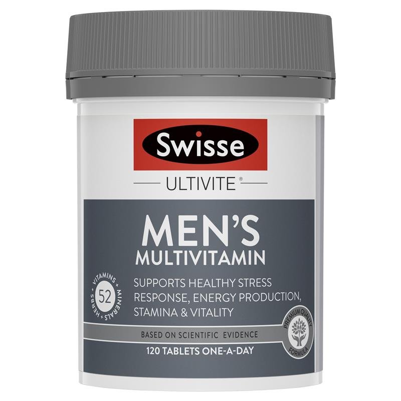 Australië Swisse Mannen Verbinding Multivitaminen 120 Tabletten + Mannen Vitaliteit 120 Tabletten Uithoudingsvermogen Maca Oyster Zink Kangoeroe Supplementen