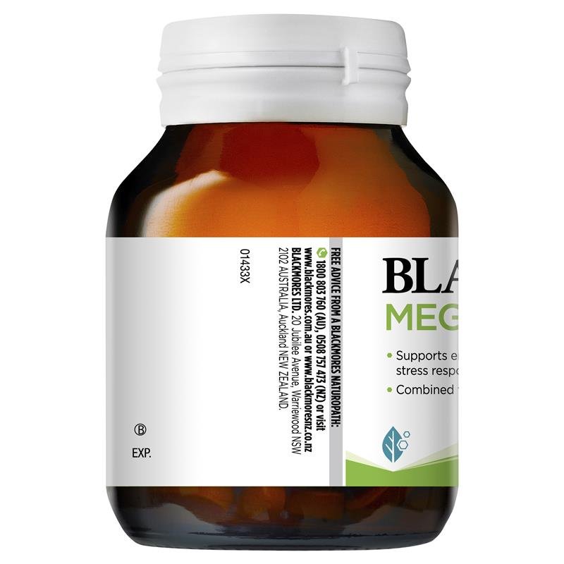 Australië Bm Vitaminen Mega B Complex 75Tablet Zenuwstelsel Stress Functie Boost Fysieke Activiteit Gezondheid Wellness Supplementen