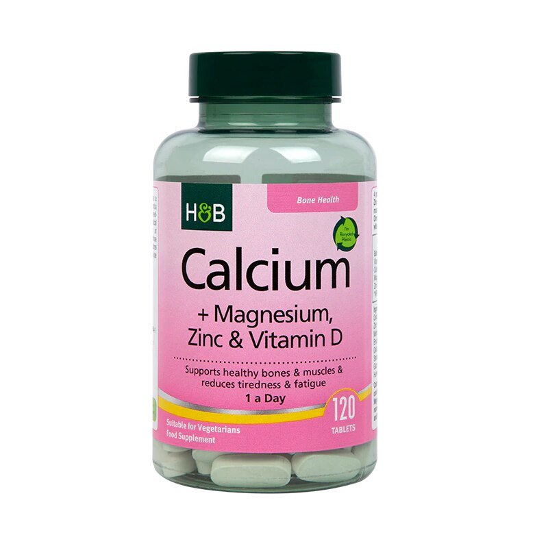 Calcium Magnesium Zink & Vitamine D 120 Tabletten Gratis Verzending