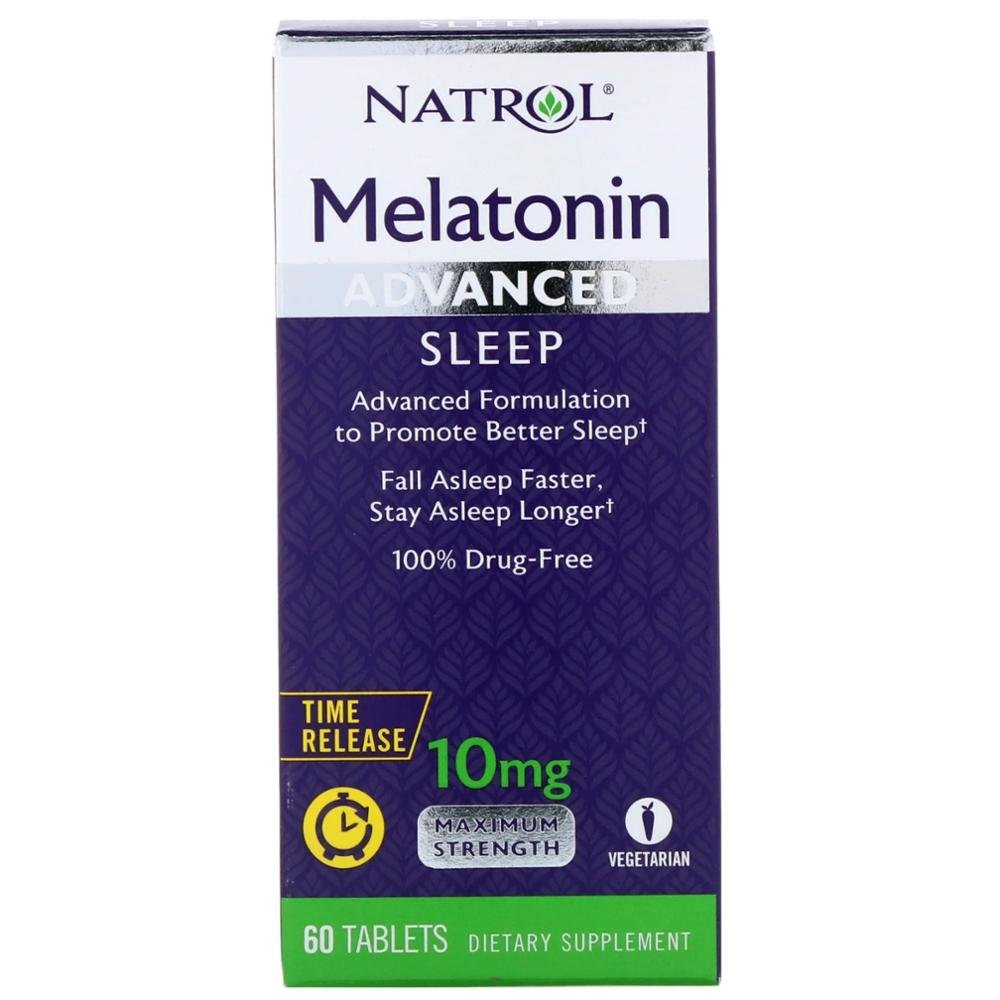 2 Flessen Natrol Geavanceerde Slaap Melatonine 10 Mg 60 Tabletten Calcium Vitamine Sneller In Slaap Vallen Verblijf In Slaap Langer Gratis Verzending 2 Flessen Natrol Geavanceerde Slaap Melatonine 10 Mg 60 Tabletten Calcium Vitamine Sneller In Slaap Vallen Verblijf In Slaap Langer Gratis Verzending