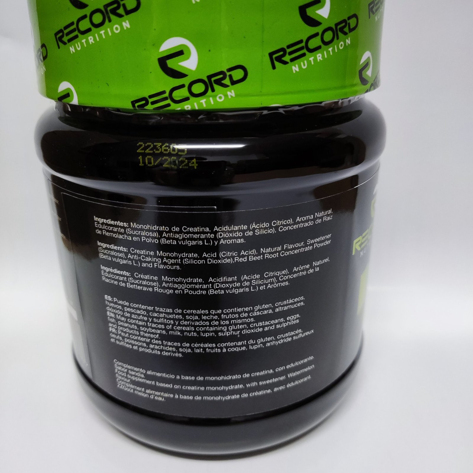 Pure Creatine Monohydrate 300GR Watermeloen Smaak Voor Spiermassa Toenemende, Hoge Intensiteit Workouts, vertragingen Vermoeidheid En Verhoogt Sport Prestaties, Instant Energie, Gezonde Voeding