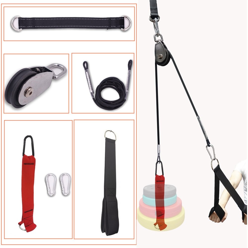 Fitness Arm Pols Trainer Triceps Blaster Pull Down Gewichtheffen Workout Home Gym Sport Pully Machine Accessoires Apparatuur