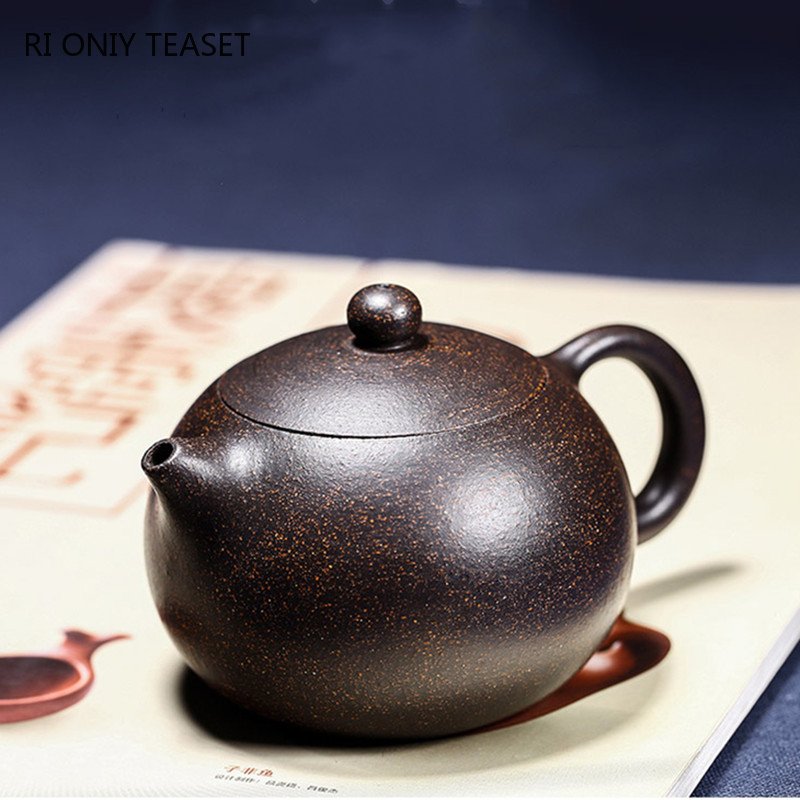 Yixing Paarse Klei Theepot Beroemde Handgemaakte Bal Gat Filter Xishi Tea Pot Chinese Authentieke Zisha Thee Set Waterkoker Aangepaste Geschenken