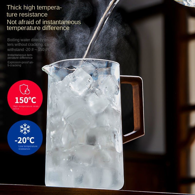 Walnoot Elegante Beker Vol Glas Theepot Waterkoker Filter Thee Scheiding Liner Thee Set Hoogwaardige Elegante Pot Thee zetgroep Tea Pot