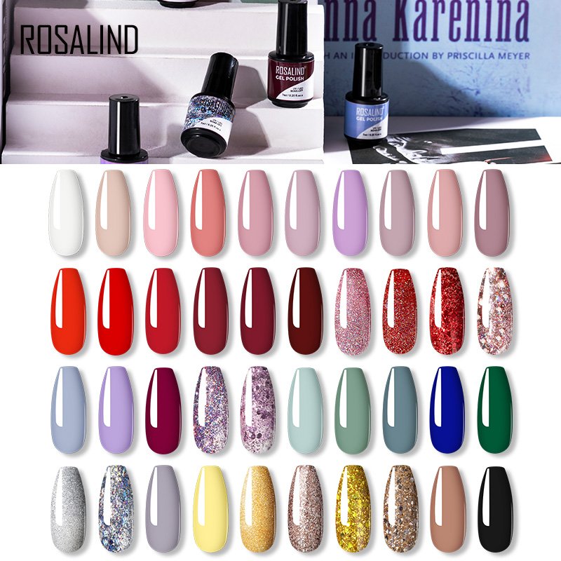 Rosalind Nagellak Rood Geel Serie Gel Vernissen Alle Voor Manicure Nagels Art Base Top Coat Uv Semi Permanente Nail gellak