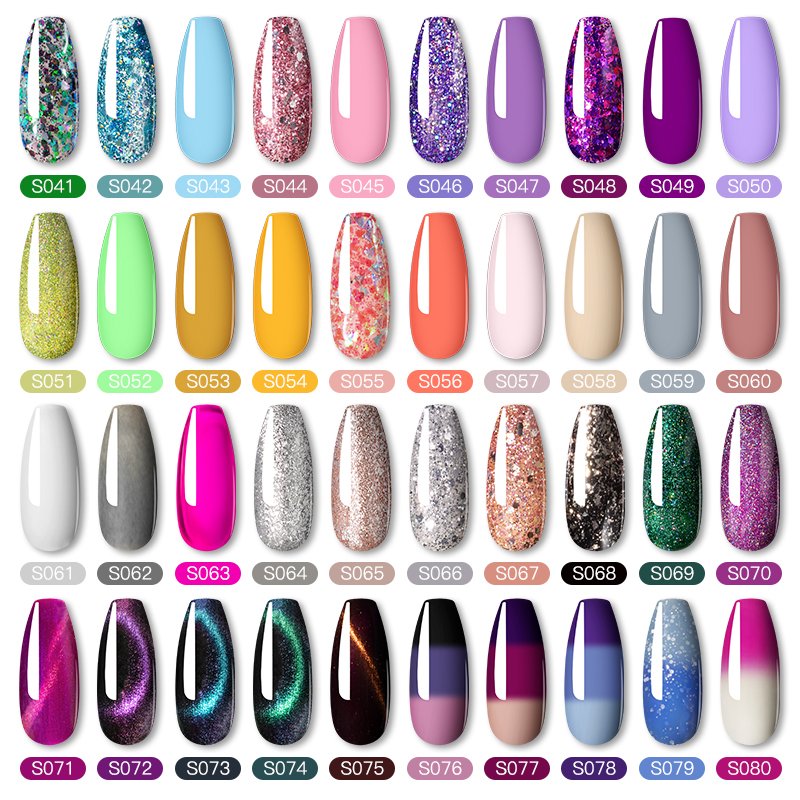 Rosalind Glitter Nagellak Semi Permanente Alle Voor Manicure Nails Art Uv Led Hybrid Vernissen Base Top Coat Soff Off gel Nail