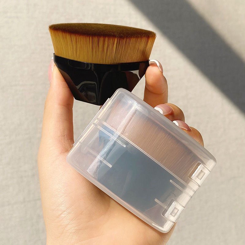 Zes Hoeken Make-Up Borstel Kabuki Vlekkeloze Foundation Brush Voor Vloeibare Make Up Brush Set Cosmetische Zachte Synthetische Make-Up Voor Vrouwen