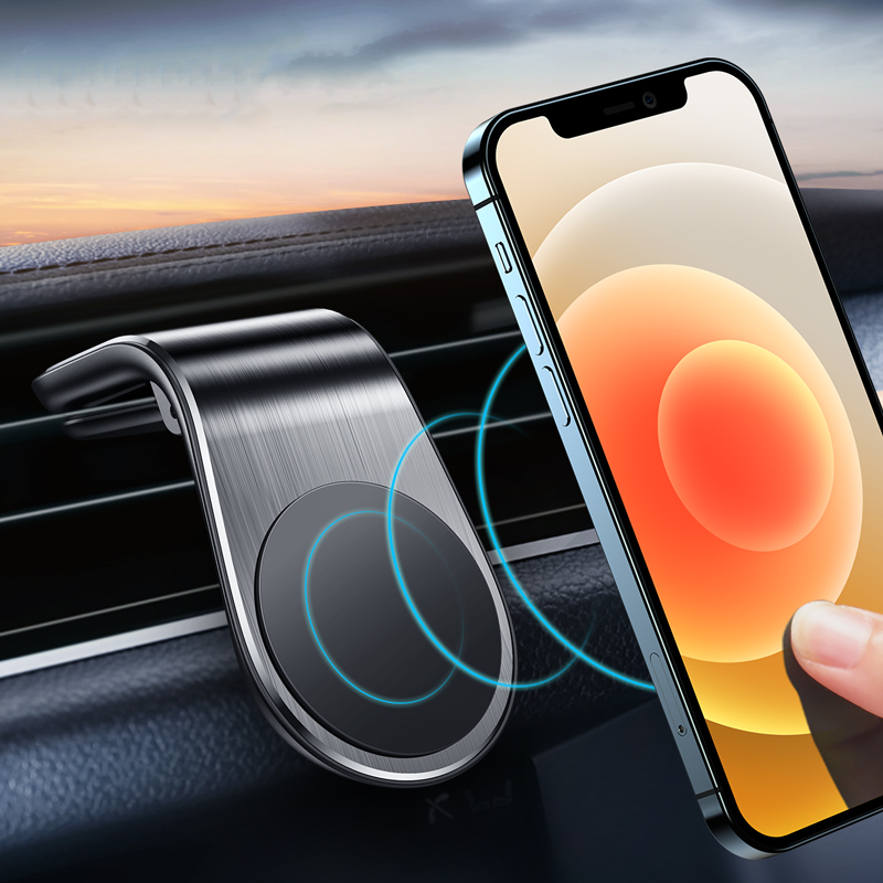 Magnetische l-type universele telefoonhouder in auto telefoon stand clip voor mount auto magnetische telefoon houder pak alle model mobiele telefoon