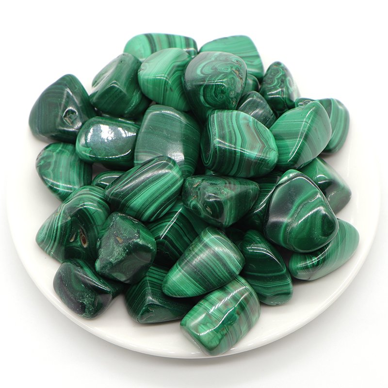 Natuurlijke Malachiet Turquoise Quartz Kristallen En Healing Stenen Getrommeld Bulk Minerale Specime Edelstenen Thuis Aquarium Decoratie