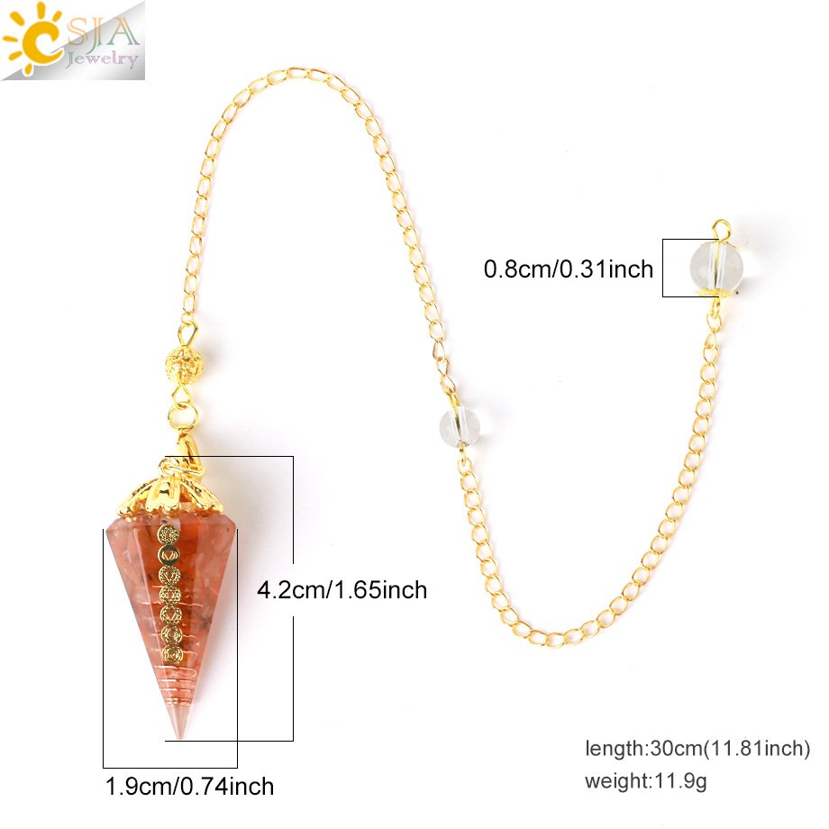 Csja Waarzeggerij Slinger Voor Wichelroedelopen Fortuin Vertellen Reiki Healing 7 Chakra Kristal Slingers Hanger Steen Pendulo Pendule G865 Csja Waarzeggerij Slinger Voor Wichelroedelopen Fortuin Vertellen Reiki Healing 7 Chakra Kristal Slingers Hanger Steen Pendulo Pendule G865