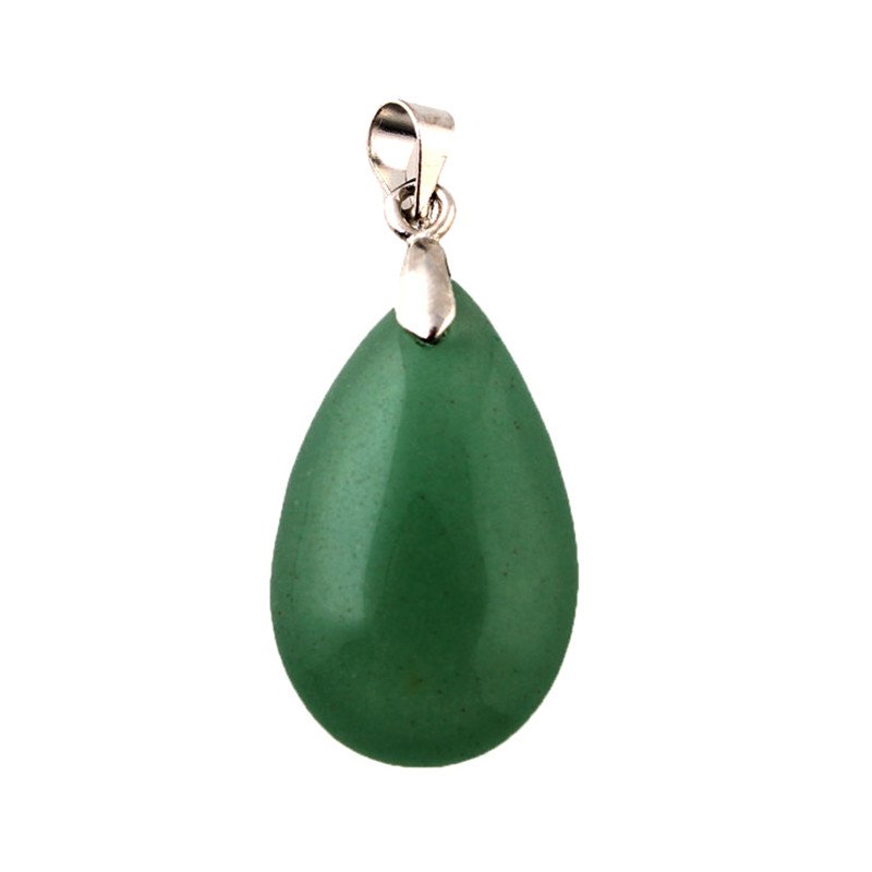 Diverse Natuursteen Water Drop Hangers Slinger Crystal Fluoriet Opalite obsidiaan Chakra Healing Reiki Kralen & Gratis verzending
