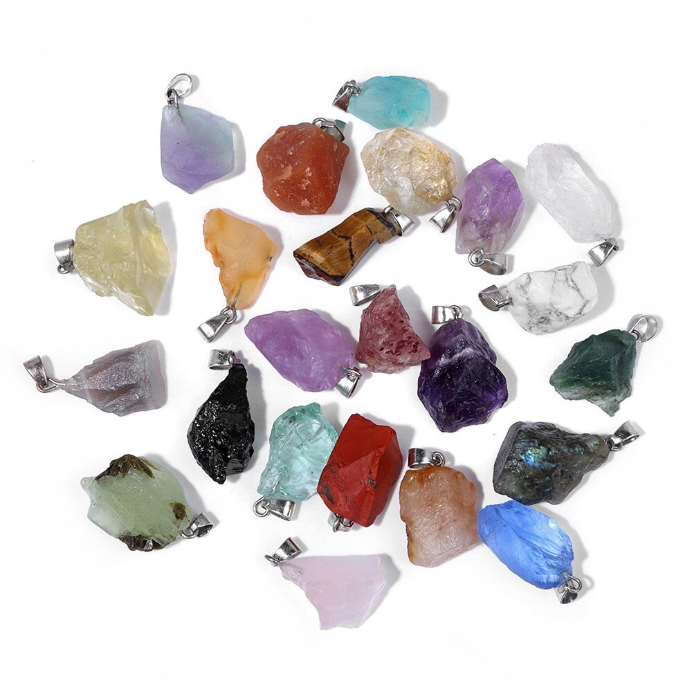 Natuurlijke Groene Prehniet Ruwe Hanger Onregelmatige Stenen Hanger Reiki Energie Gems Hangers Voor Sieraden Maken Accessoires Ambachten