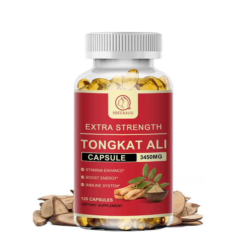 Bbeeaauu Biologische Tongkat Ali Wortel Capsules Uithoudingsvermogen Ondersteuning Ondersteuning Energie & Gezond Immuunsysteem Verhogen Spier Gezondheid Voedsel Voor Mannen