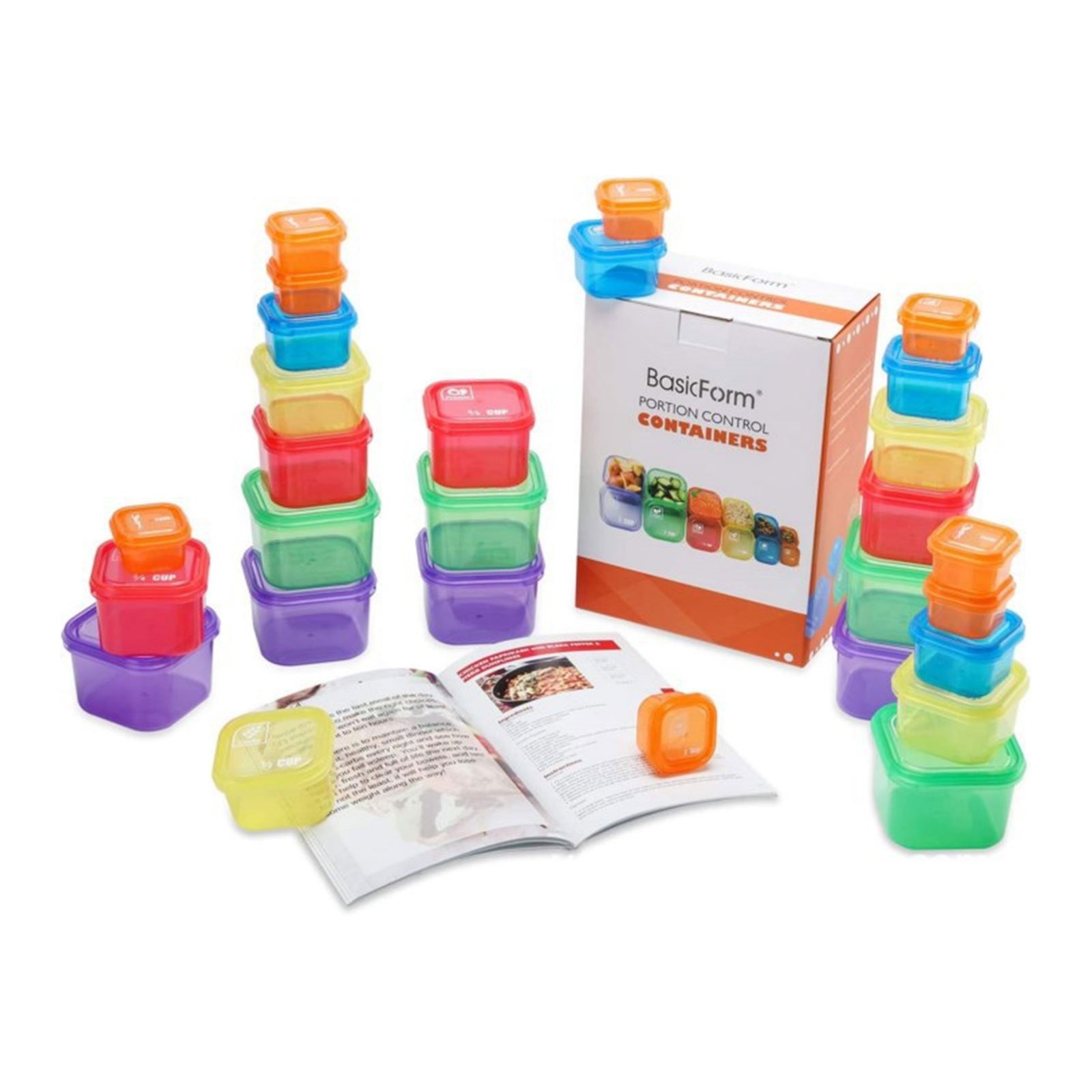 14Pcs Gezond Eten Lunchbox Dieet Plannen 21 Dag Voedsel Opslag Magnetron Veilig Gecodeerde Label Gegraveerd Maaltijd Portion Control container