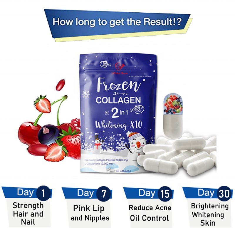 Winstown Bevroren Collageen Detox Huid Whitening Capsules Bevroren Collageen 2 In 1 Whitening Supplementen Voor Donkere Huid Detox Capsule Winstown Bevroren Collageen Detox Huid Whitening Capsules Bevroren Collageen 2 In 1 Whitening Supplementen Voor Donkere Huid Detox Capsule