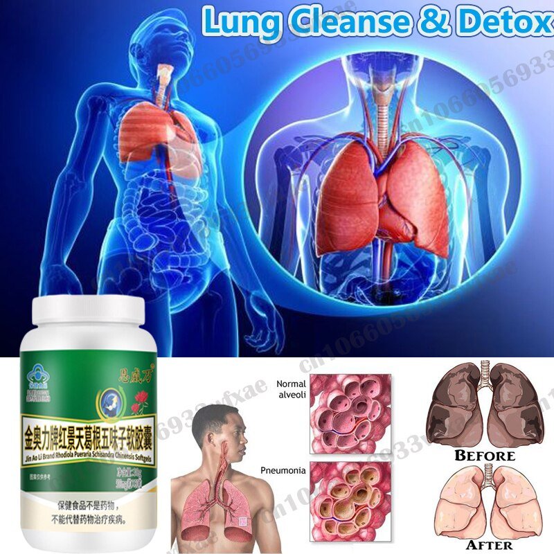 Lung Cleanse Detox Pills for Clear Lungs Improves Lung Health Supplement for Respiratory Quit Smoking Aid Lung Support Lung Cleanse Detox Pills for Clear Lungs Improves Lung Health Supplement for Respiratory Quit Smoking Aid Lung Support