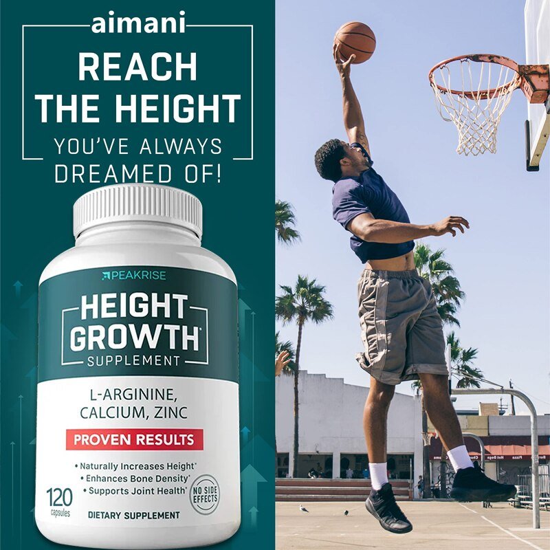 Hoogte Stimuleren Vitamine Pillen-L-Arginine Calcium Zink Supplement-Hoogte Stimuleren Vitamine Pillen Voor Iedereen-Hgh gratis