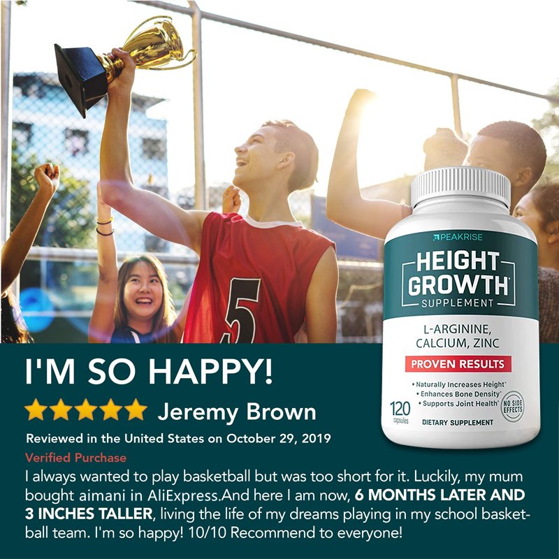 Hoogte Stimuleren Vitamine Pillen-L-Arginine Calcium Zink Supplement-Hoogte Stimuleren Vitamine Pillen Voor Iedereen-Hgh gratis